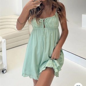 Empress of Love Dress Princess Polly color sage